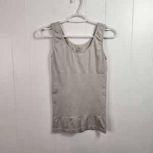 Yummie Heather Thompson Gray Shaping Tank Top Shapewear size Medium Large